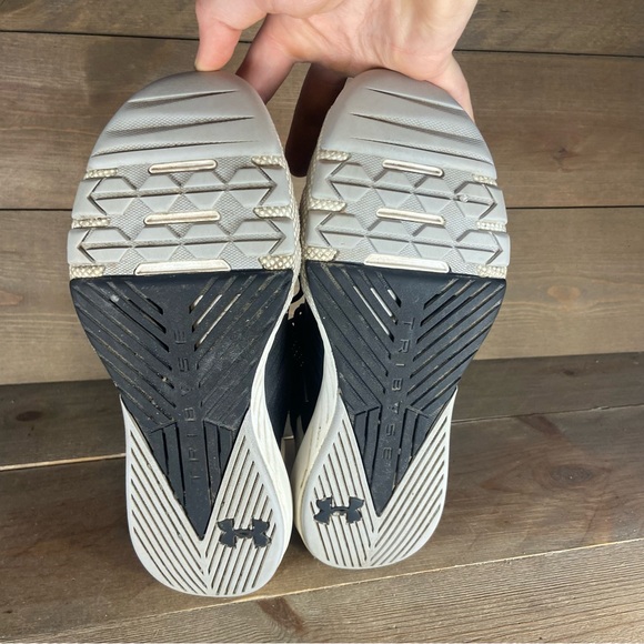 under armour project rock womens size 7 shoes black gym lifting sneakers - Picture 7 of 8